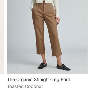 Everlane Women's Straight-Leg Pants in Brown
